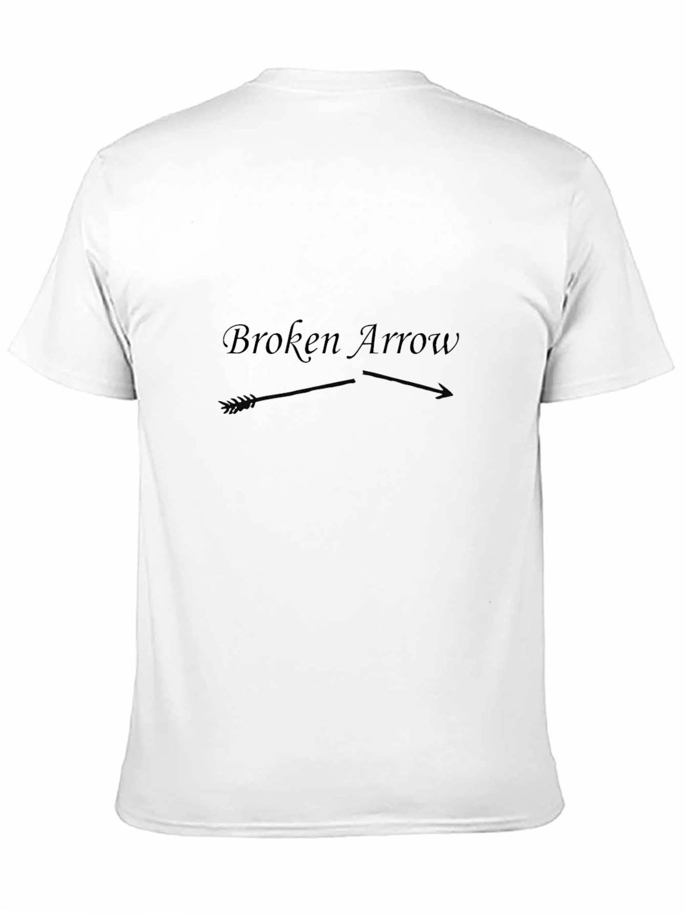 Broken Arrow Graphic Tee - Modern Minimalist Design