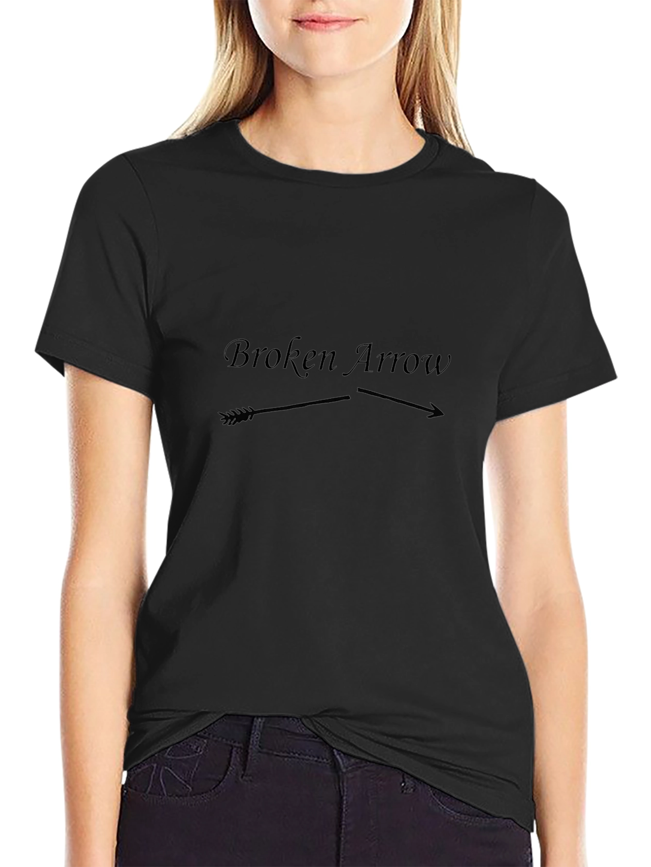 Broken Arrow Graphic Tee - Modern Minimalist Design