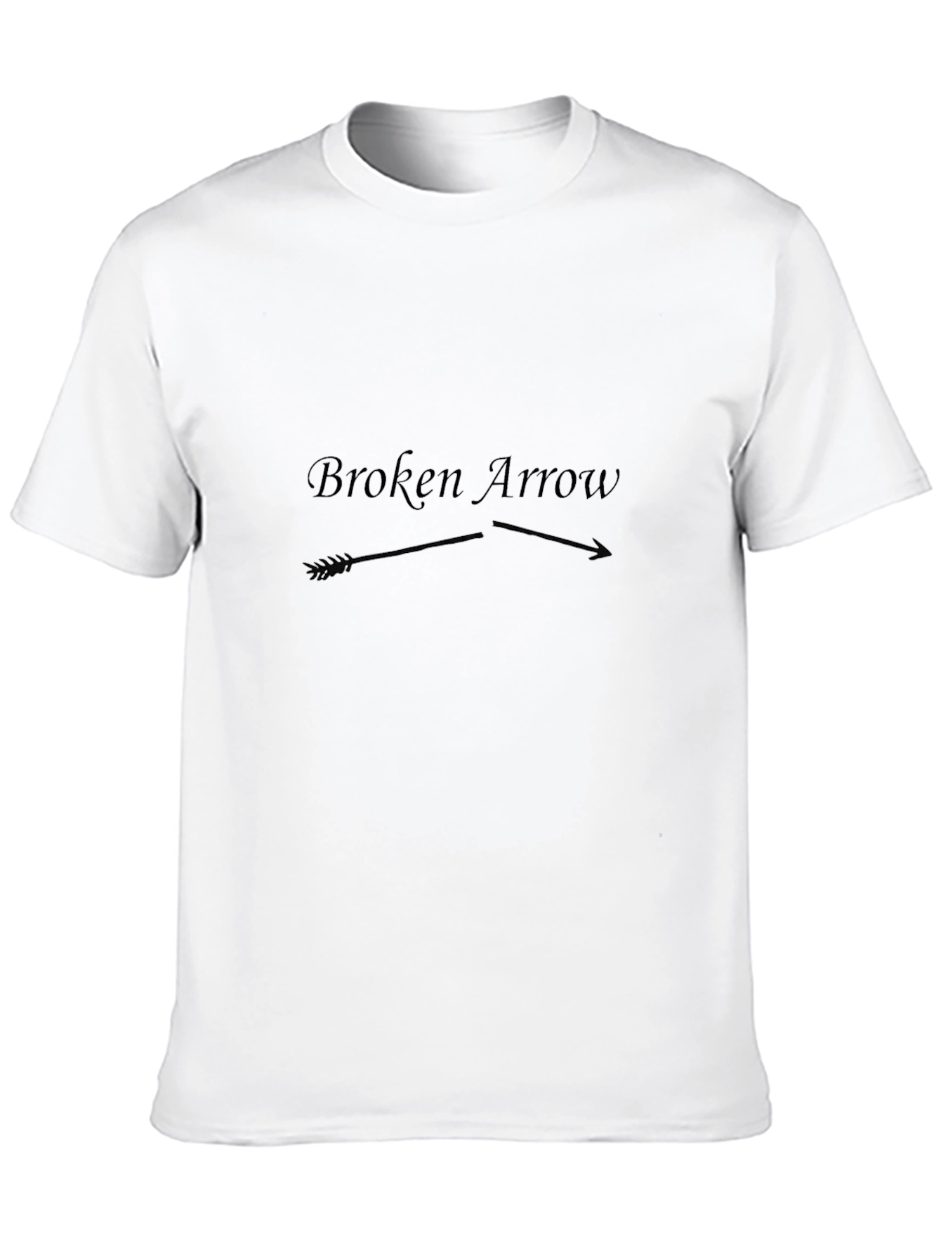 Broken Arrow Graphic Tee - Modern Minimalist Design