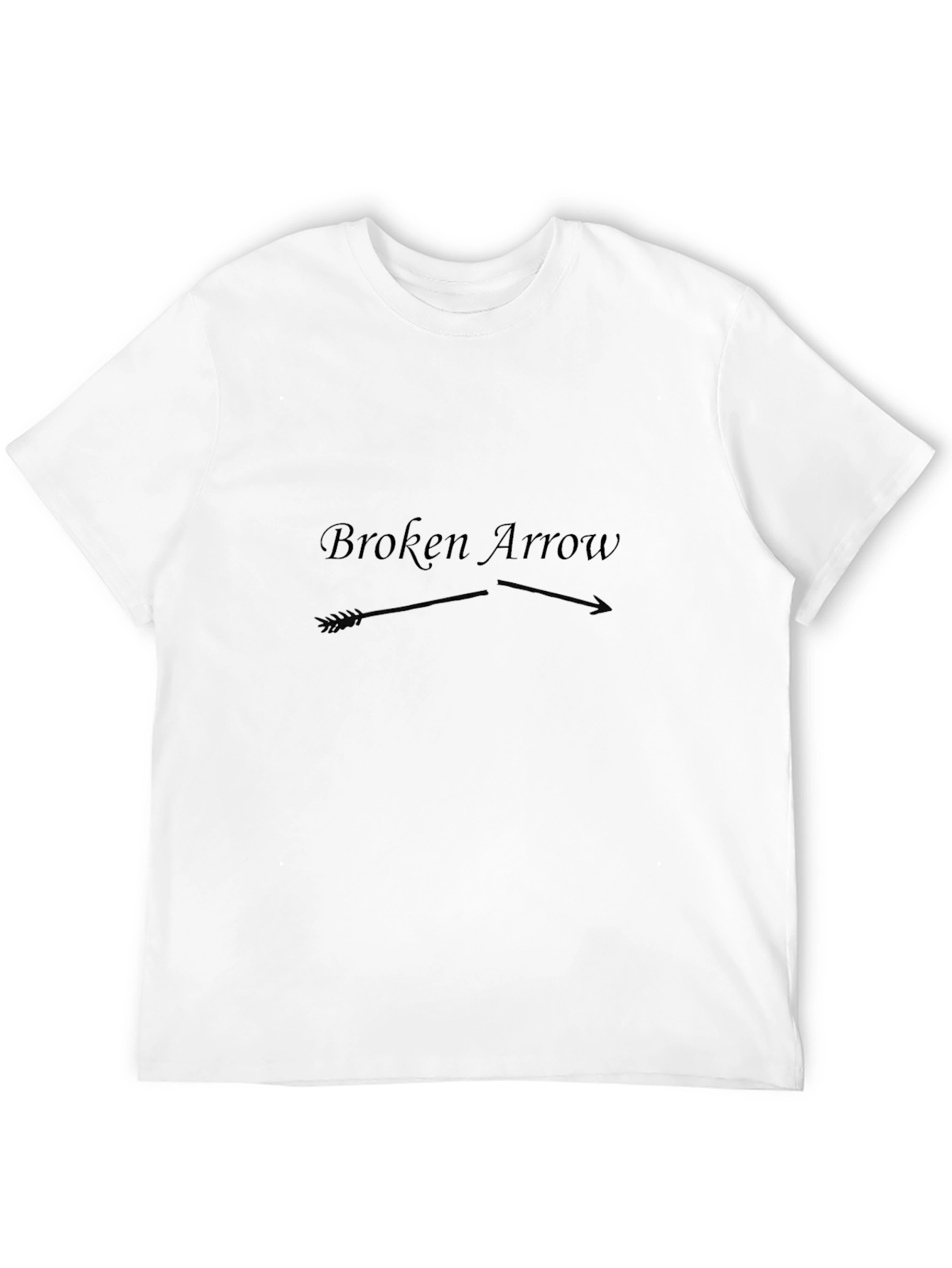 Broken Arrow Graphic Tee - Modern Minimalist Design
