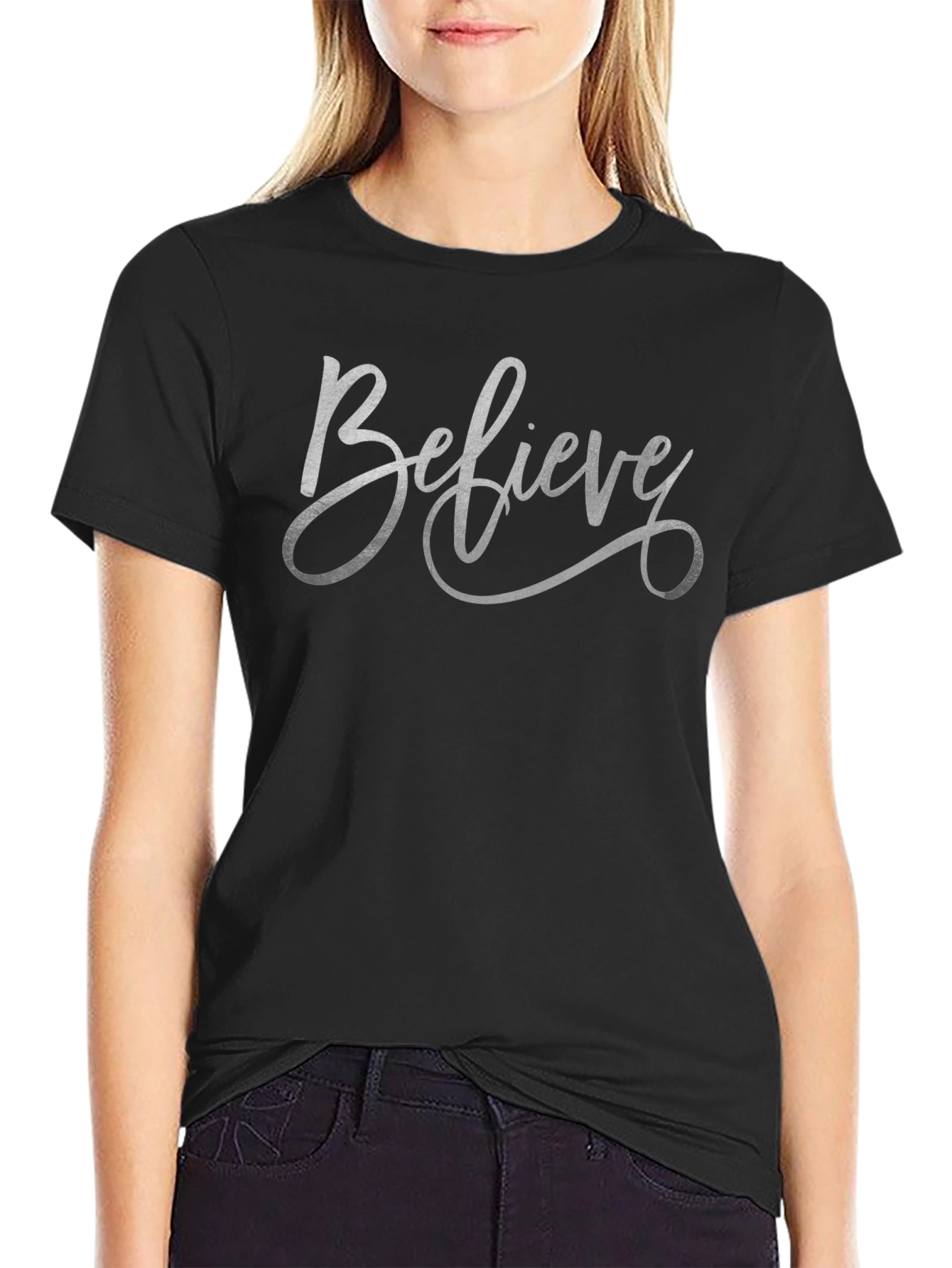 Believe Graphic Tee - Stylish Comfort