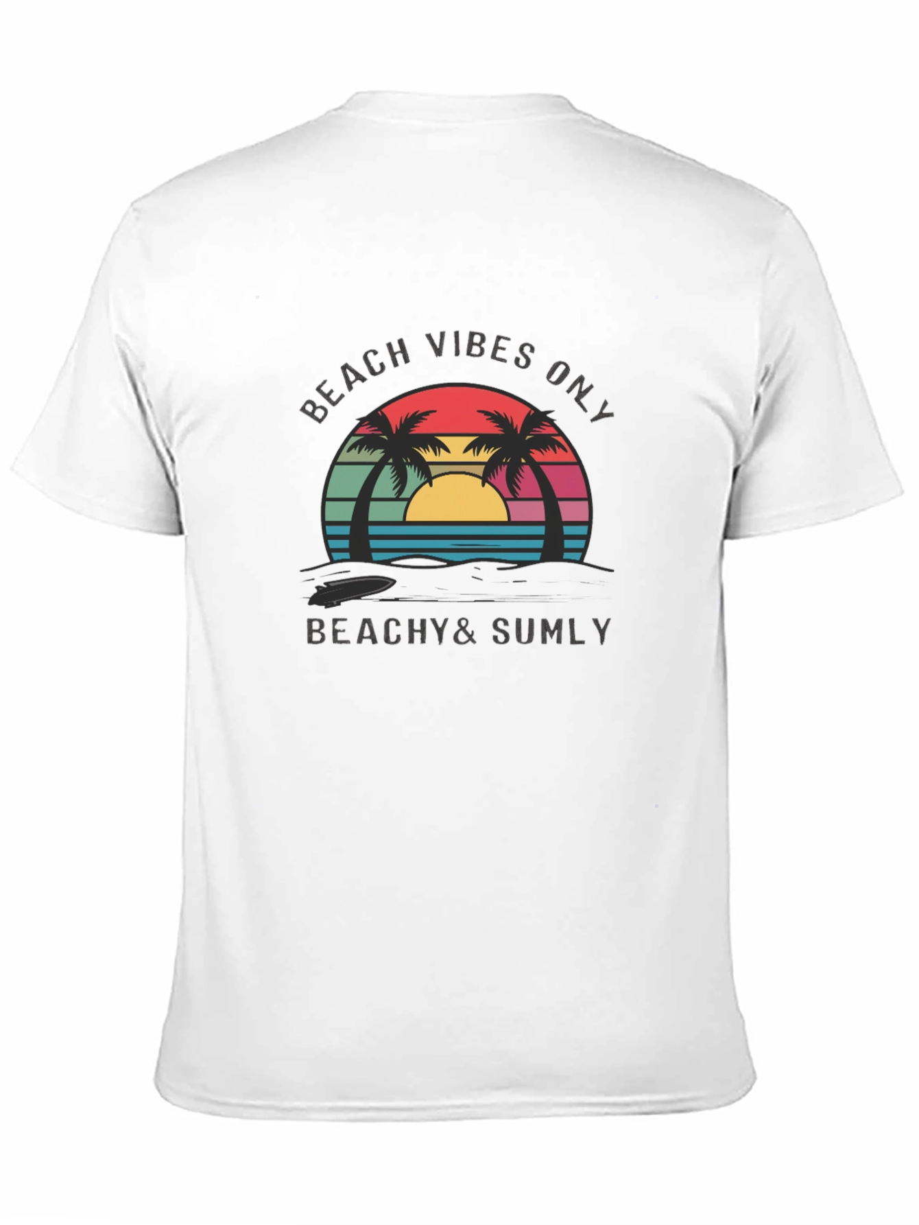 Beach Vibes Only T-Shirt -  Relaxed Beachy Style
