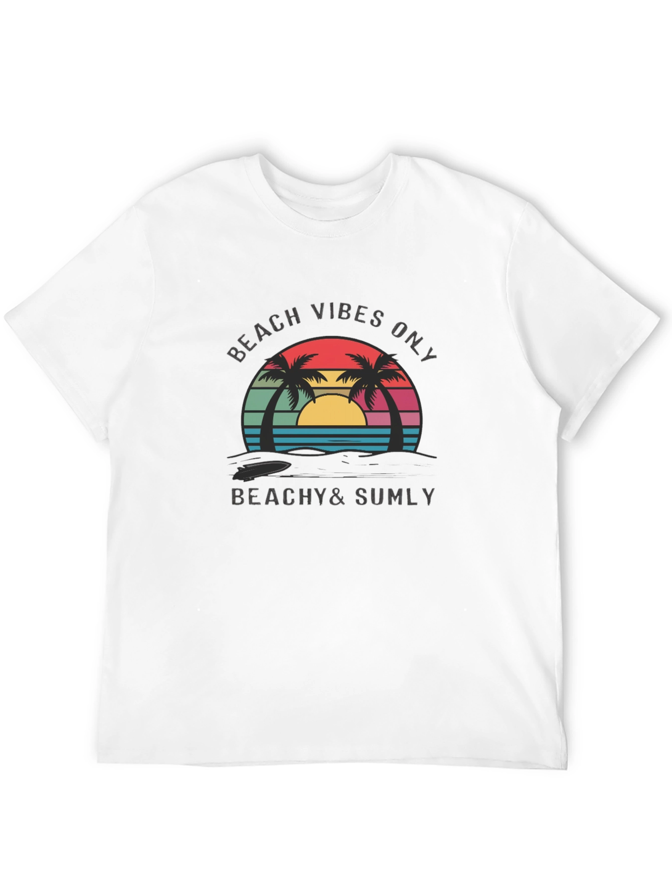 Beach Vibes Only T-Shirt -  Relaxed Beachy Style
