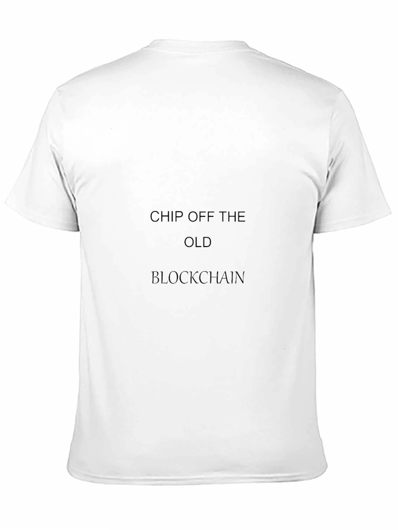 Chip Off the Old Blockchain T-Shirt - Black