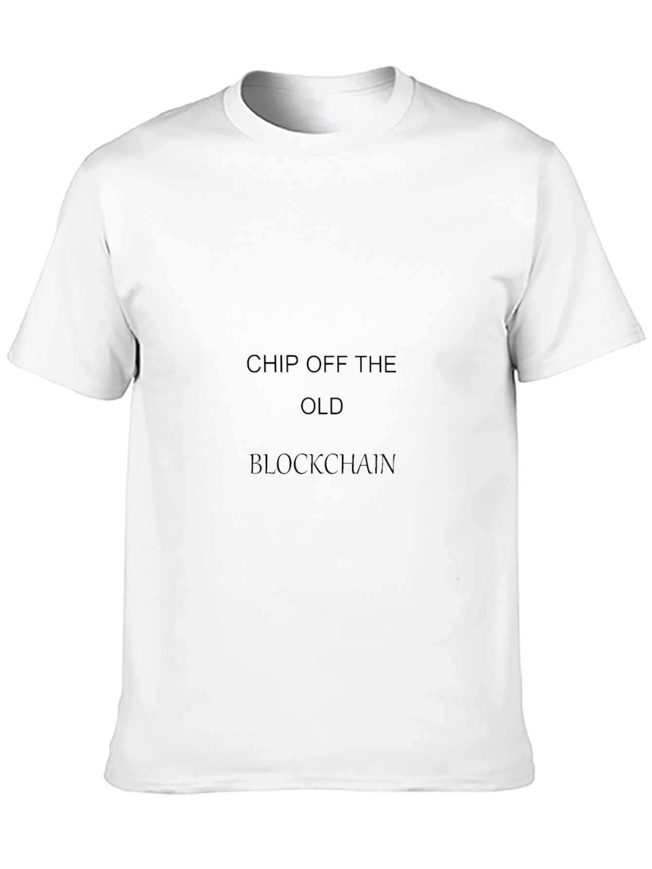 Chip Off the Old Blockchain T-Shirt - Black