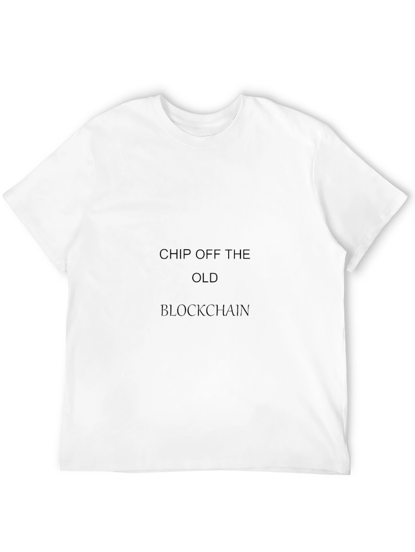 Chip Off the Old Blockchain T-Shirt - Black