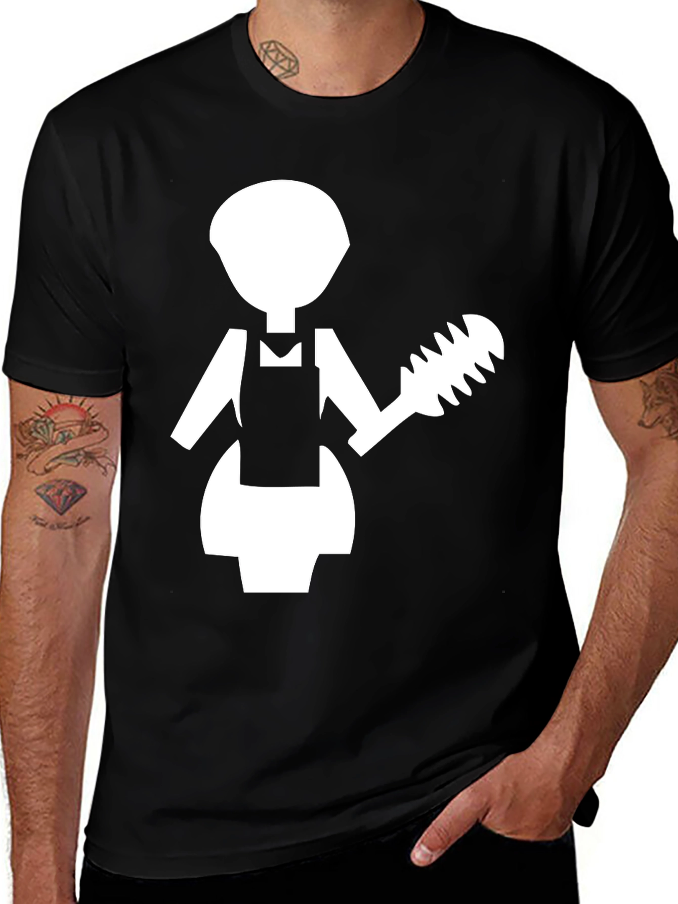 Chef Graphic T-Shirt - Black Casual Tee