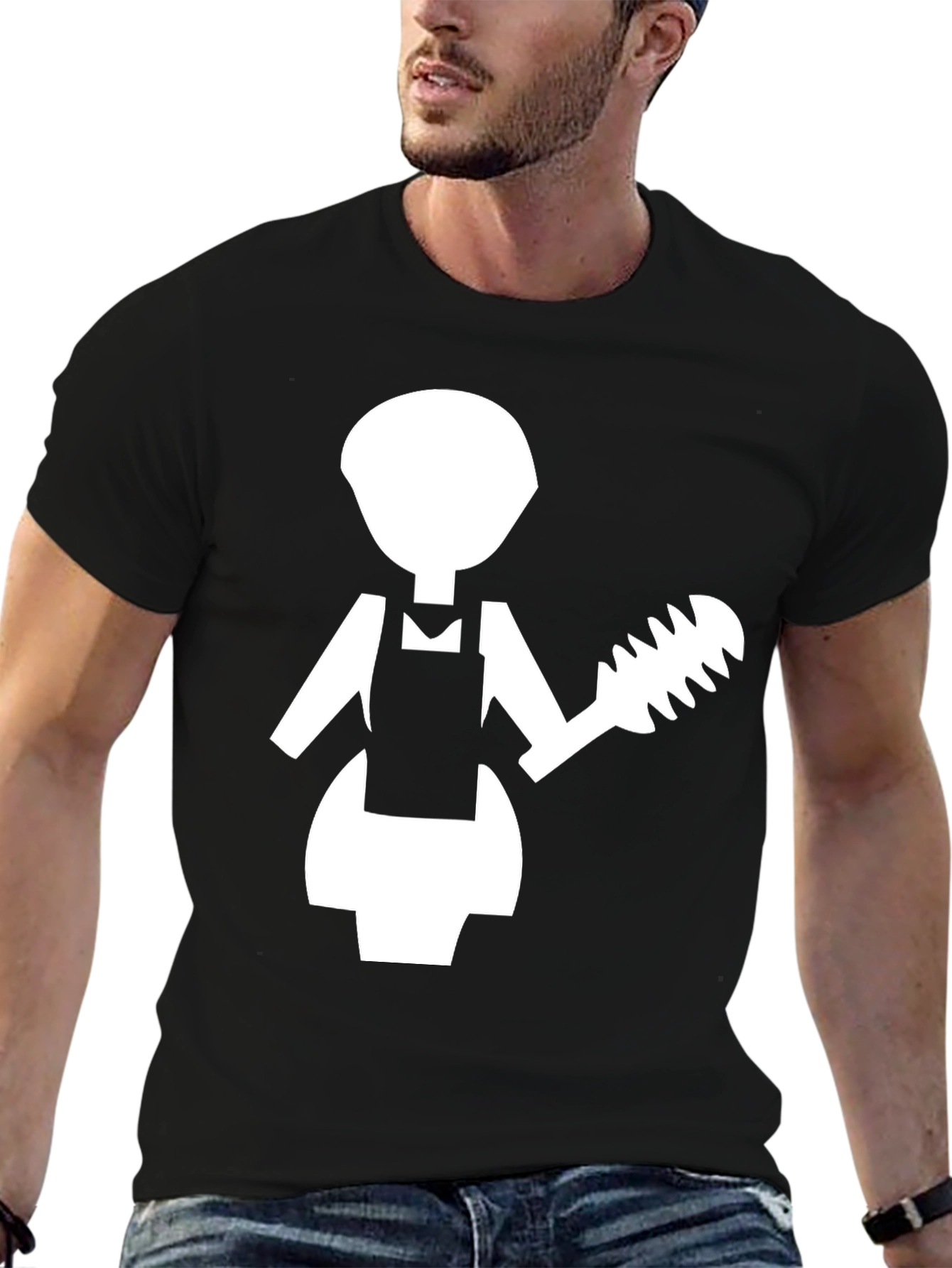 Chef Graphic T-Shirt - Black Casual Tee