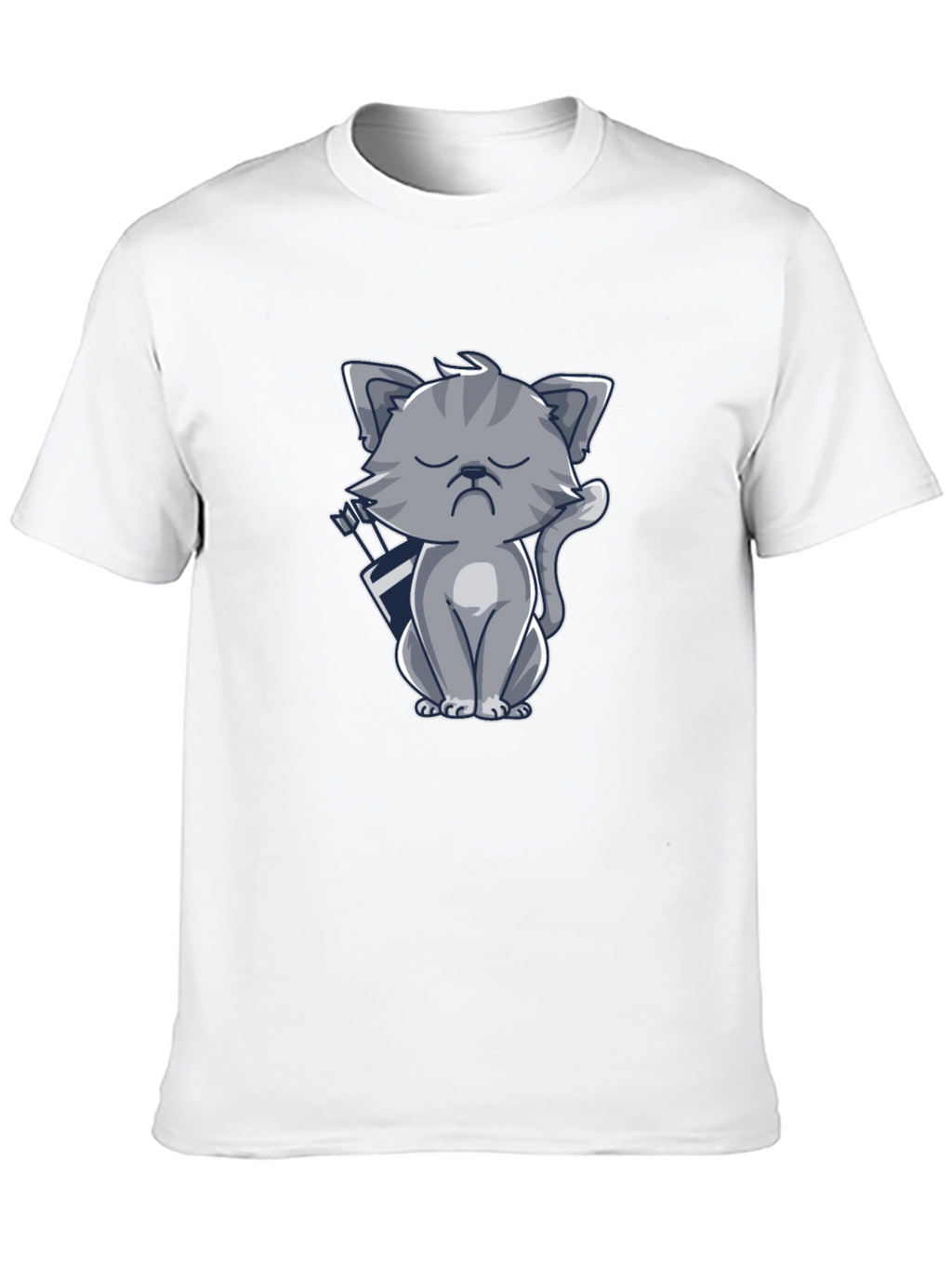 Archer Cat Graphic Tee - Black