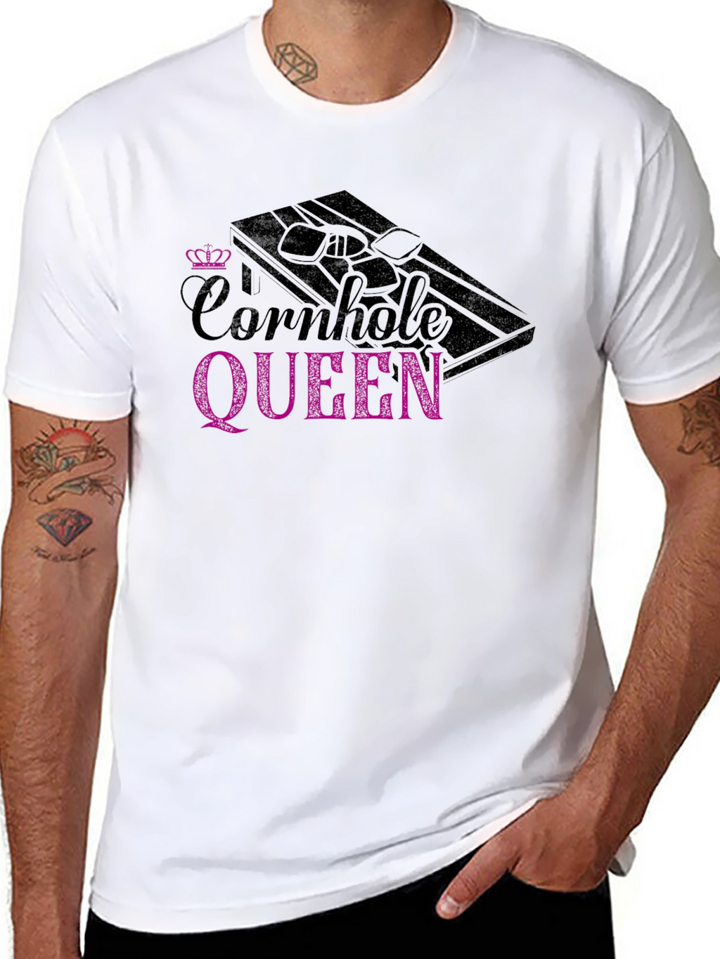 Cornhole Queen Graphic T-Shirt