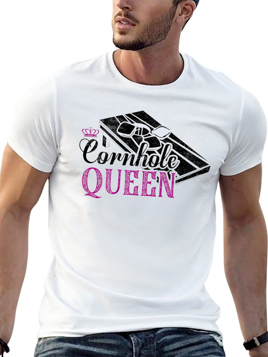 Cornhole Queen Graphic T-Shirt