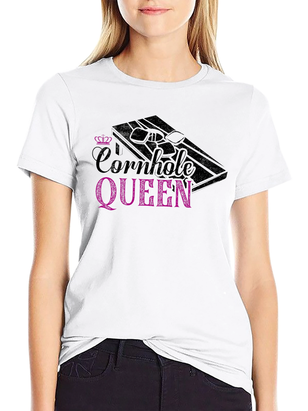 Cornhole Queen Graphic T-Shirt