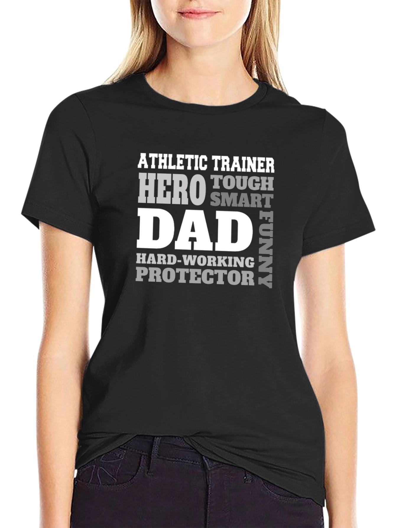 Athletic Trainer Dad T-Shirt - Hero Protector Smart & Funny