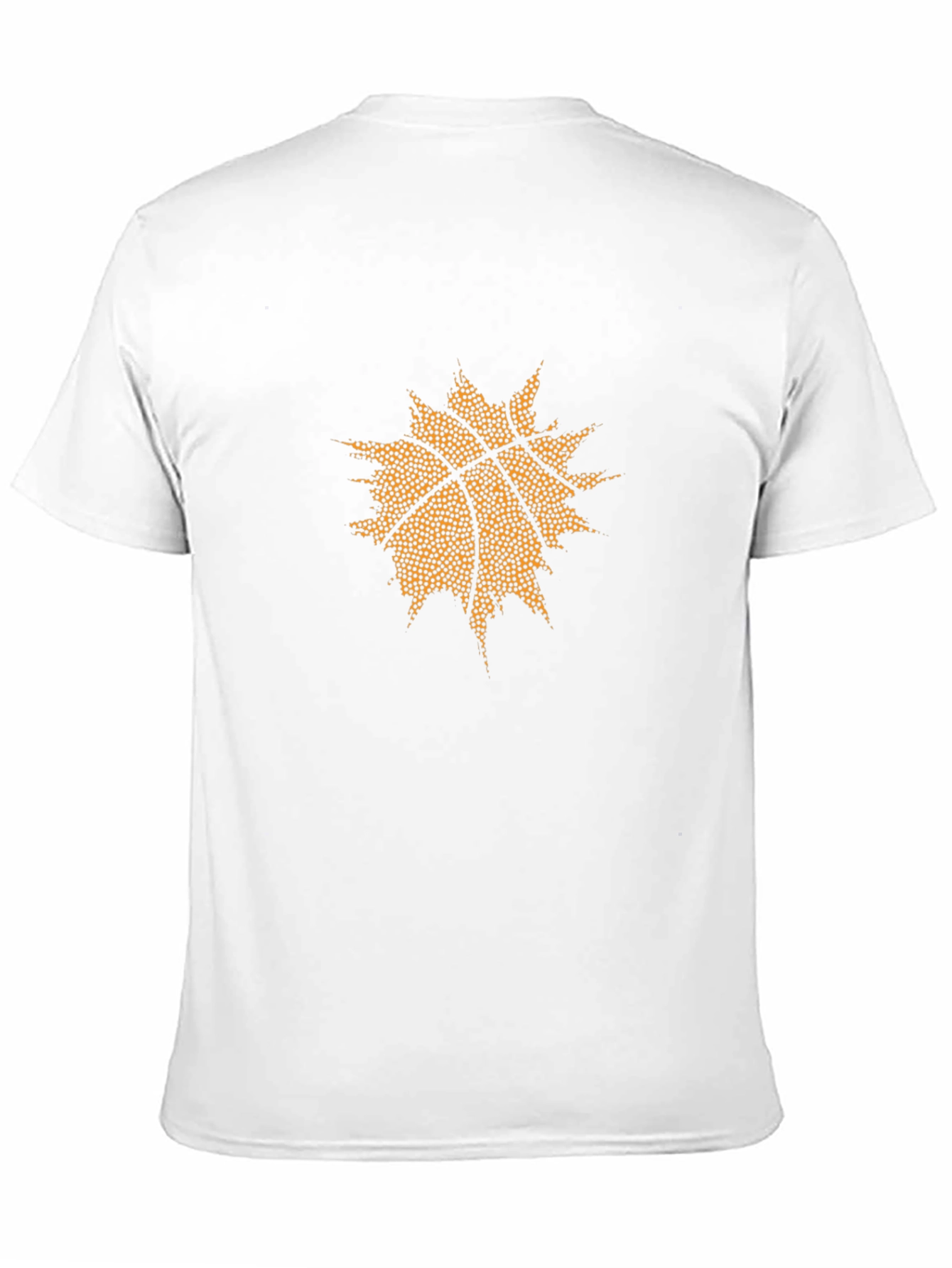 Basketball Burst Graphic Tee - Stylish Black T-Shirt