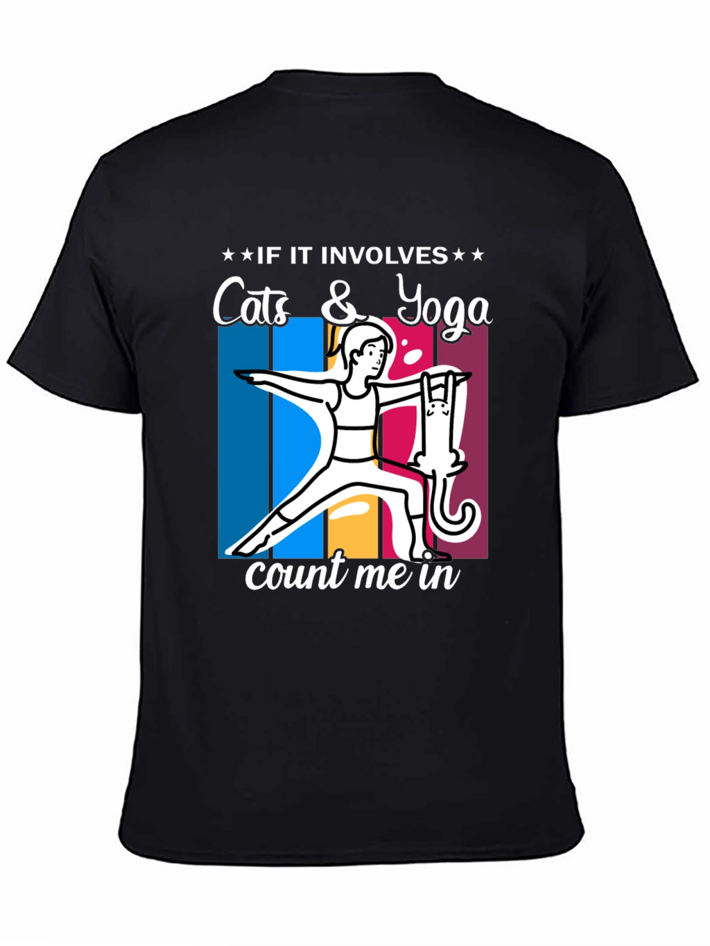 Cats & Yoga T-Shirt: Count Me In!