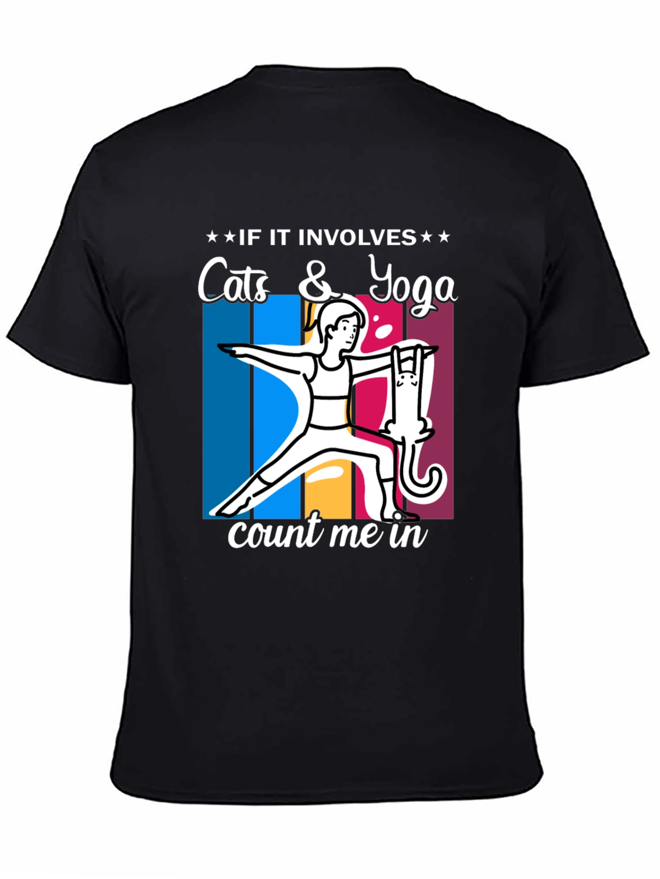 Cats & Yoga T-Shirt: Count Me In!