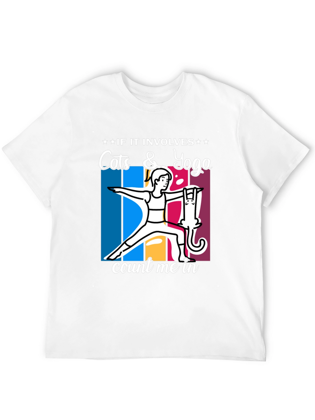 Cats & Yoga T-Shirt: Count Me In!