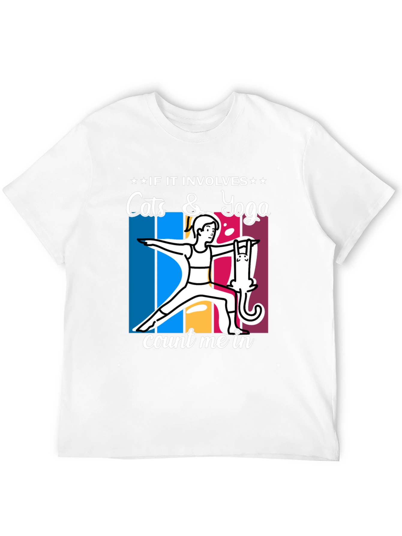 Cats & Yoga T-Shirt: Count Me In!