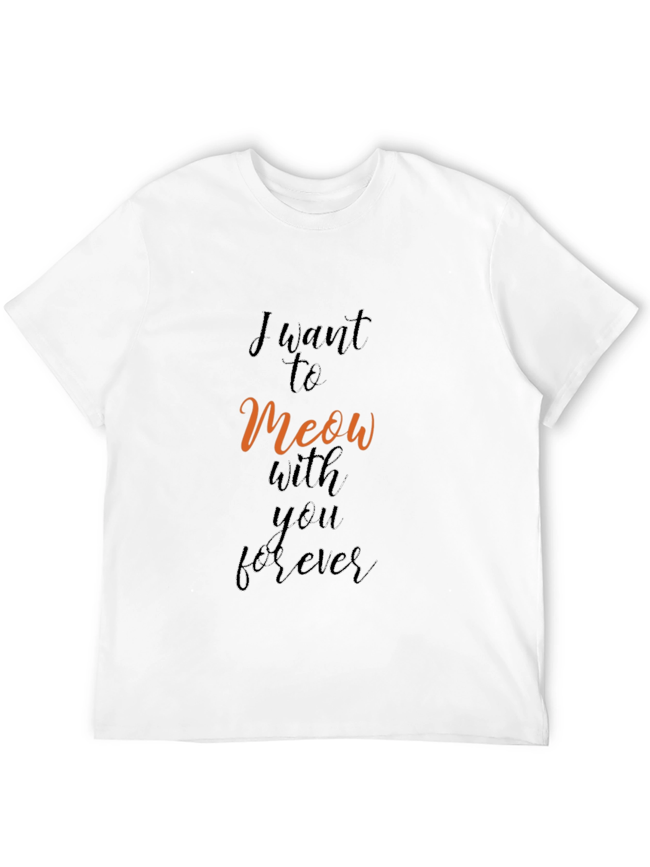 Meow Forever Graphic Tee - Soft & Stylish