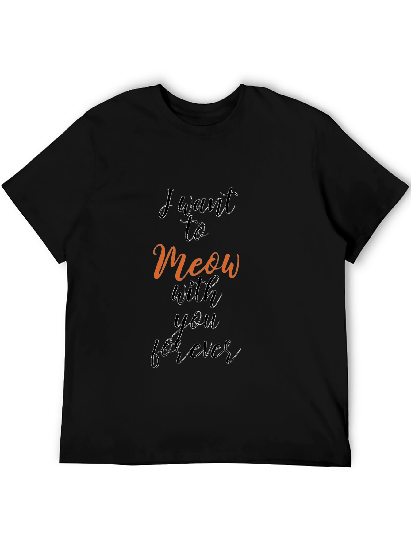 Meow Forever Graphic Tee - Soft & Stylish