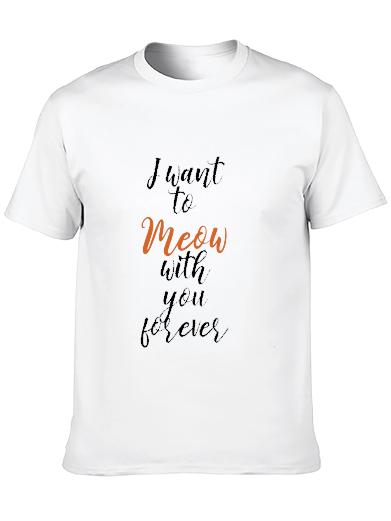 Meow Forever Graphic Tee - Soft & Stylish