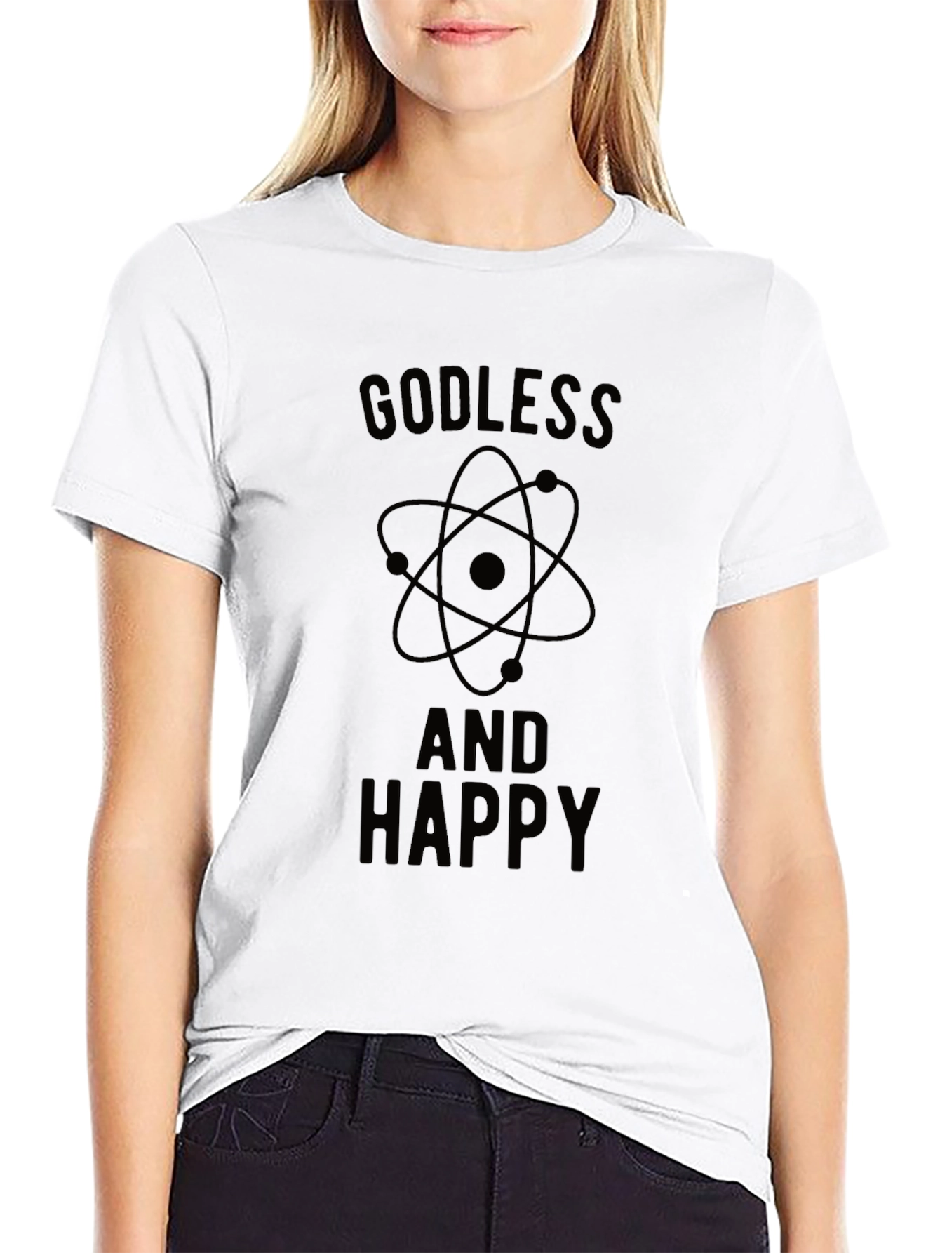 Godless And Happy Graphic Tee
