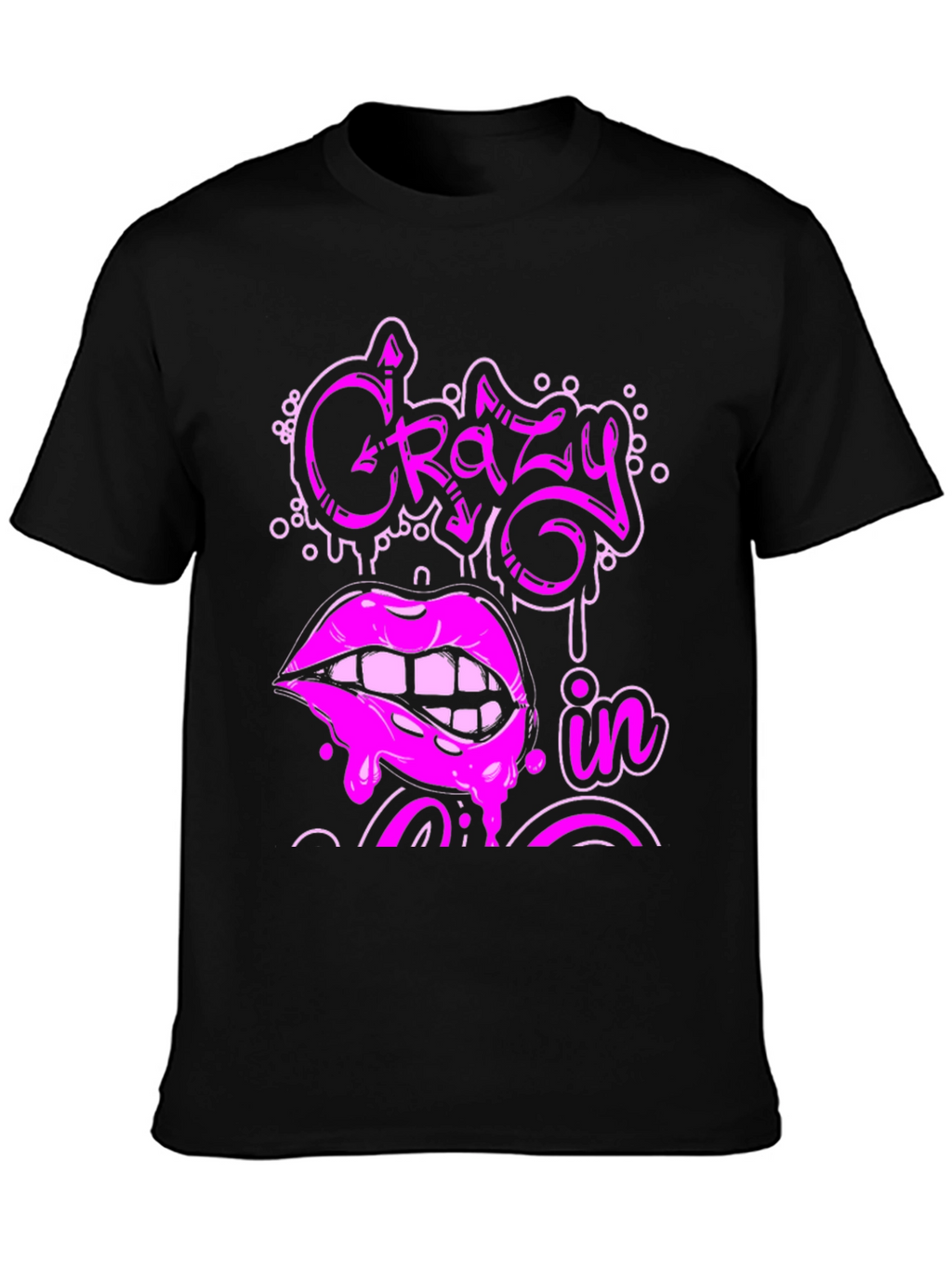 Crazy In Lips Graphic Tee
