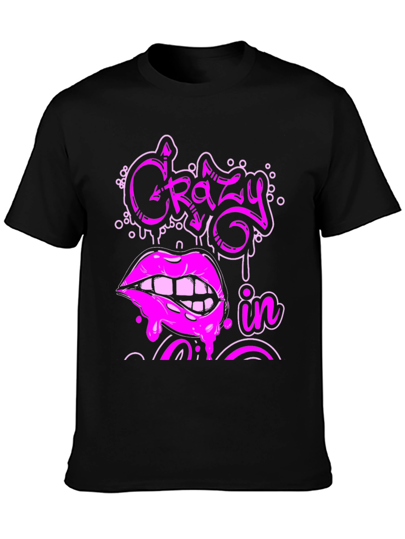 Crazy In Lips Graphic Tee