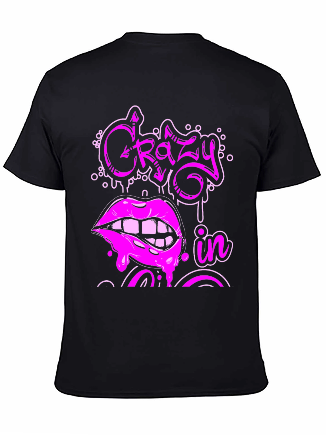 Crazy In Lips Graphic Tee
