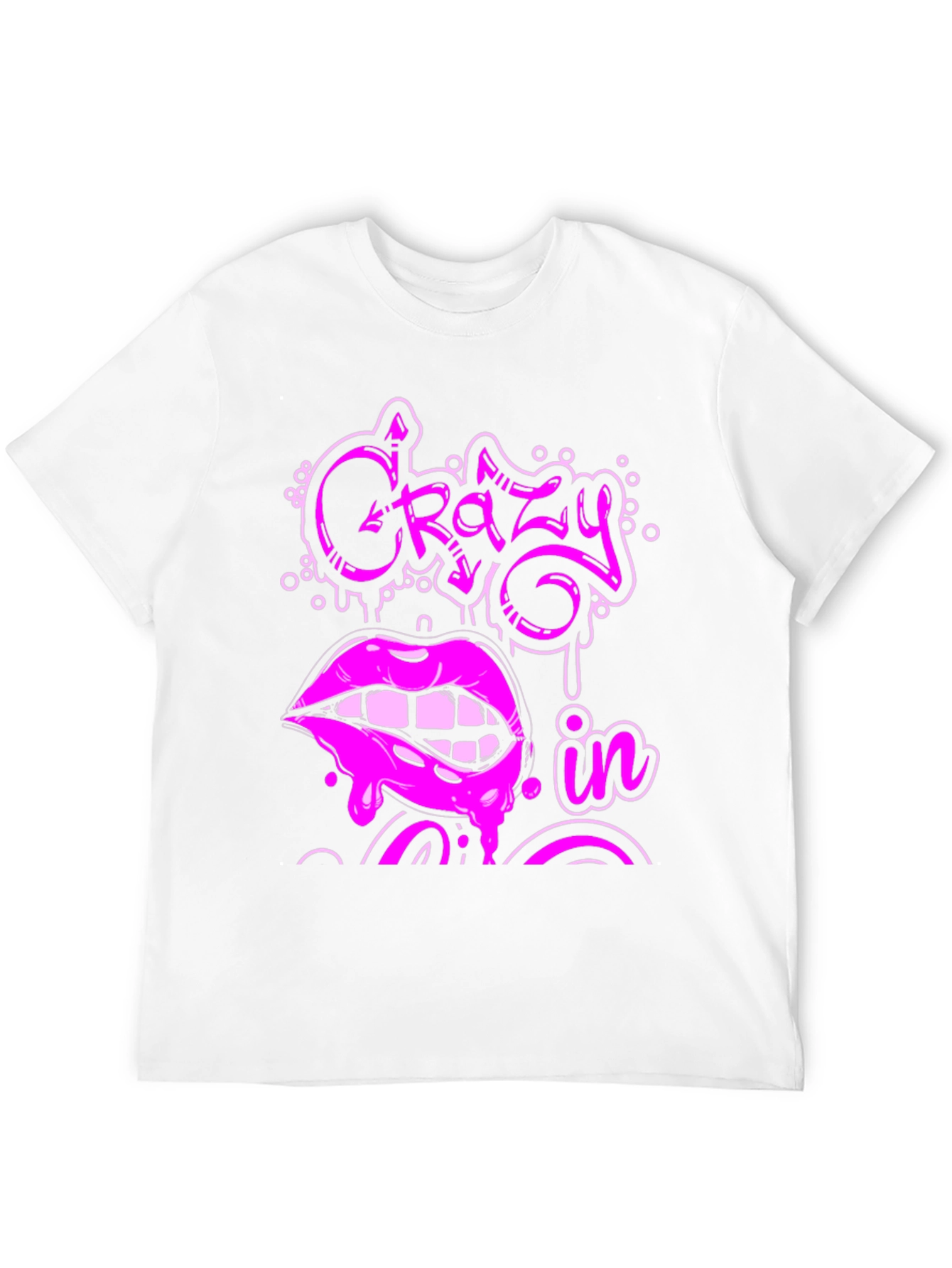 Crazy In Lips Graphic Tee