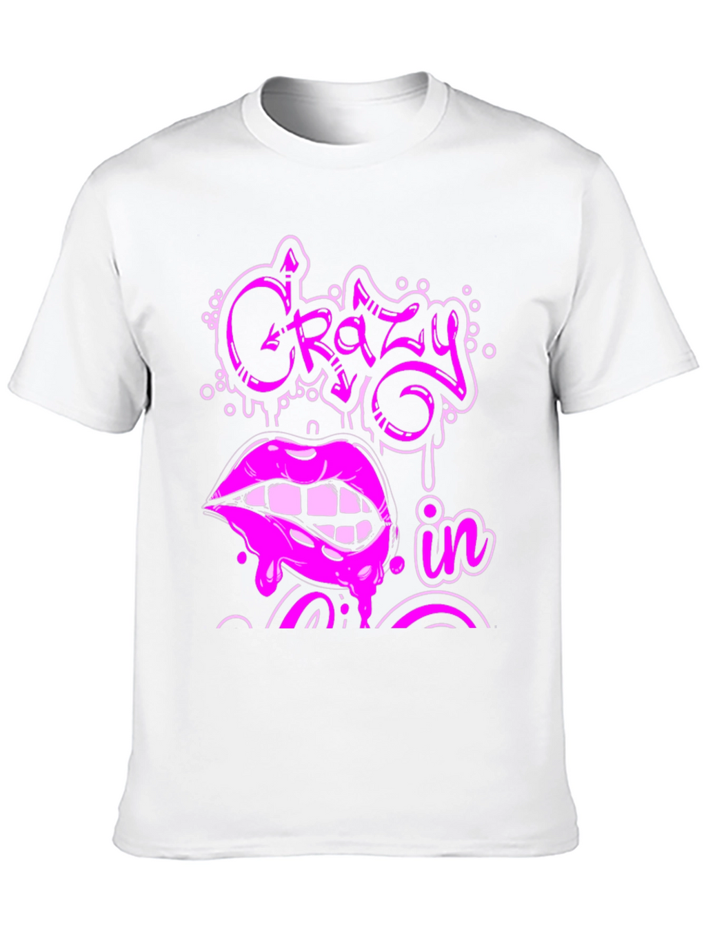 Crazy In Lips Graphic Tee