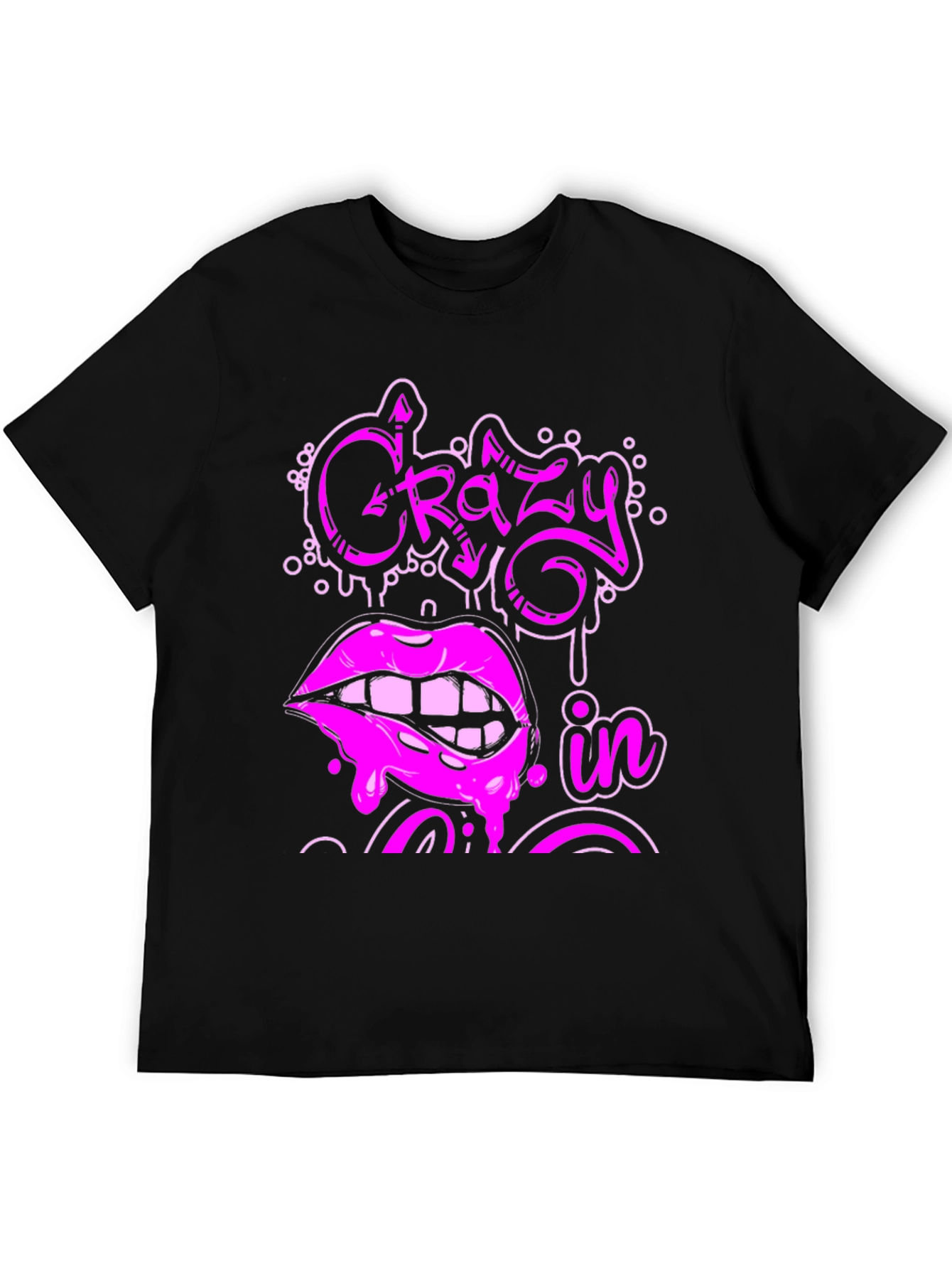 Crazy In Lips Graphic Tee