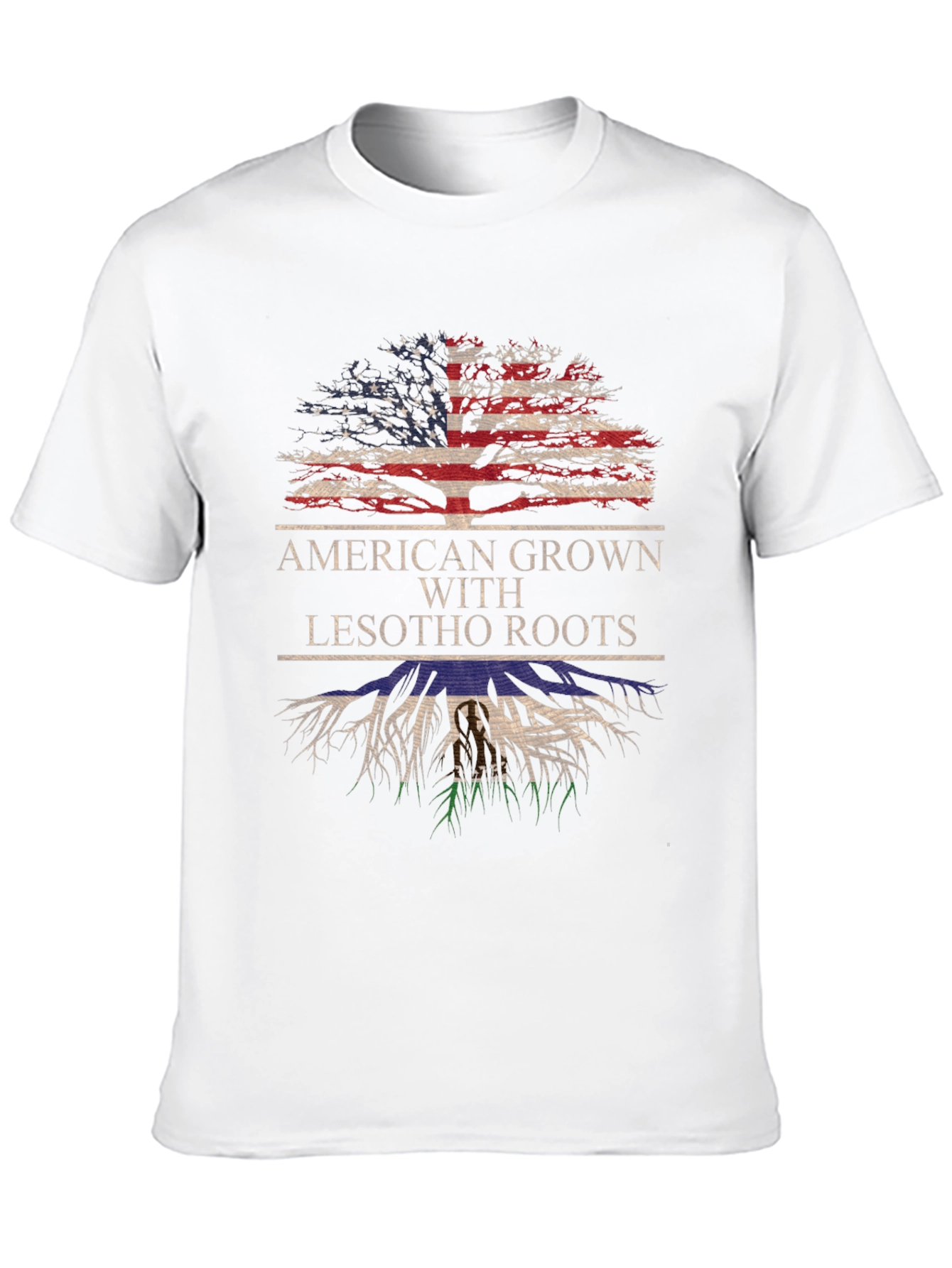 American Grown with Lesotho Roots T-Shirt