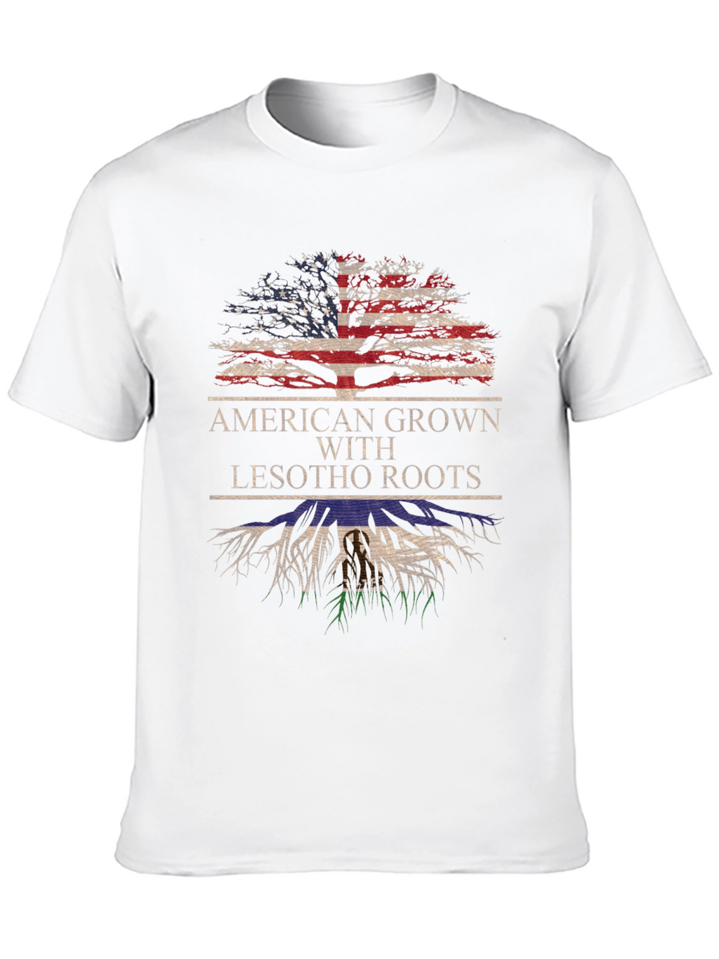 American Grown with Lesotho Roots T-Shirt