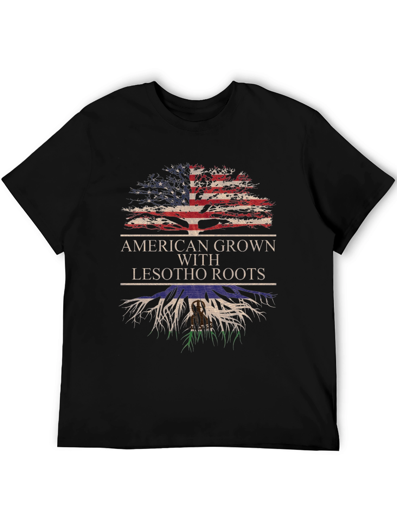 American Grown with Lesotho Roots T-Shirt