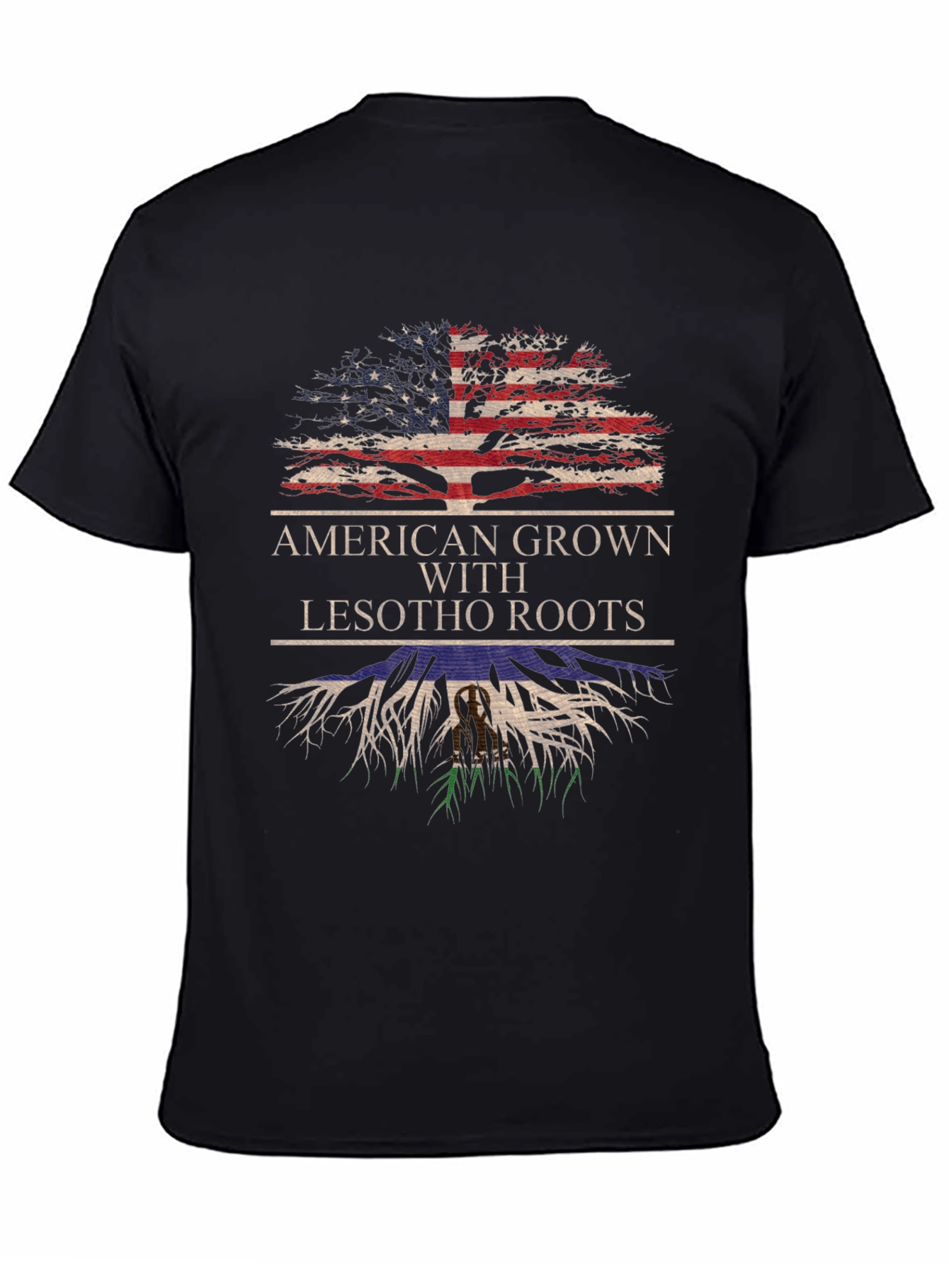 American Grown with Lesotho Roots T-Shirt
