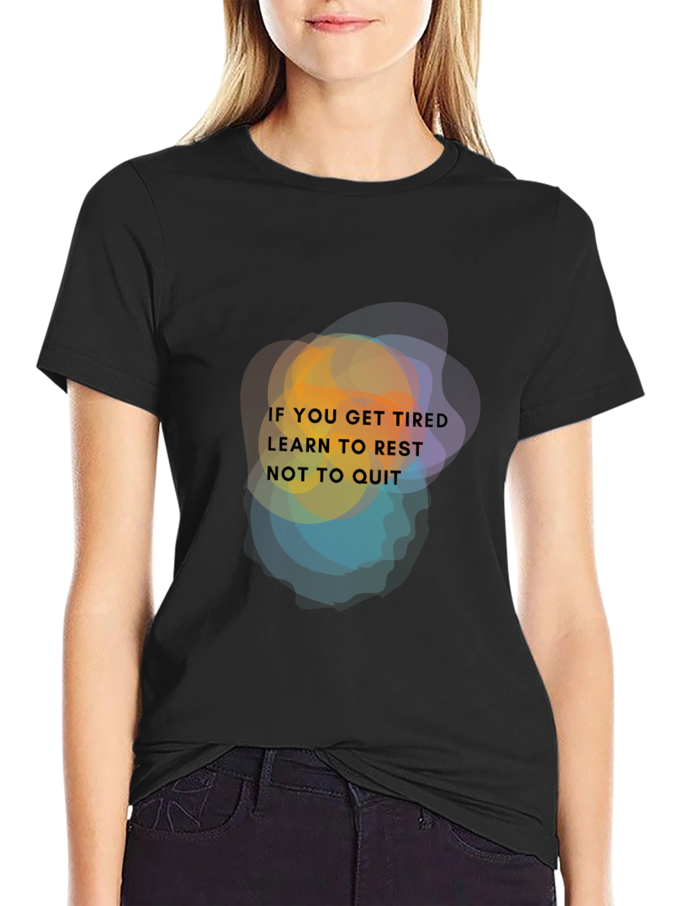 Inspirational Graphic T-Shirt: Learn to Rest
