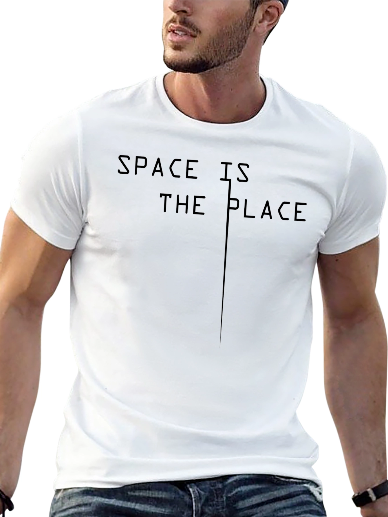 Space Is The Place Graphic Tee - Cool Casual Cotton Shirt