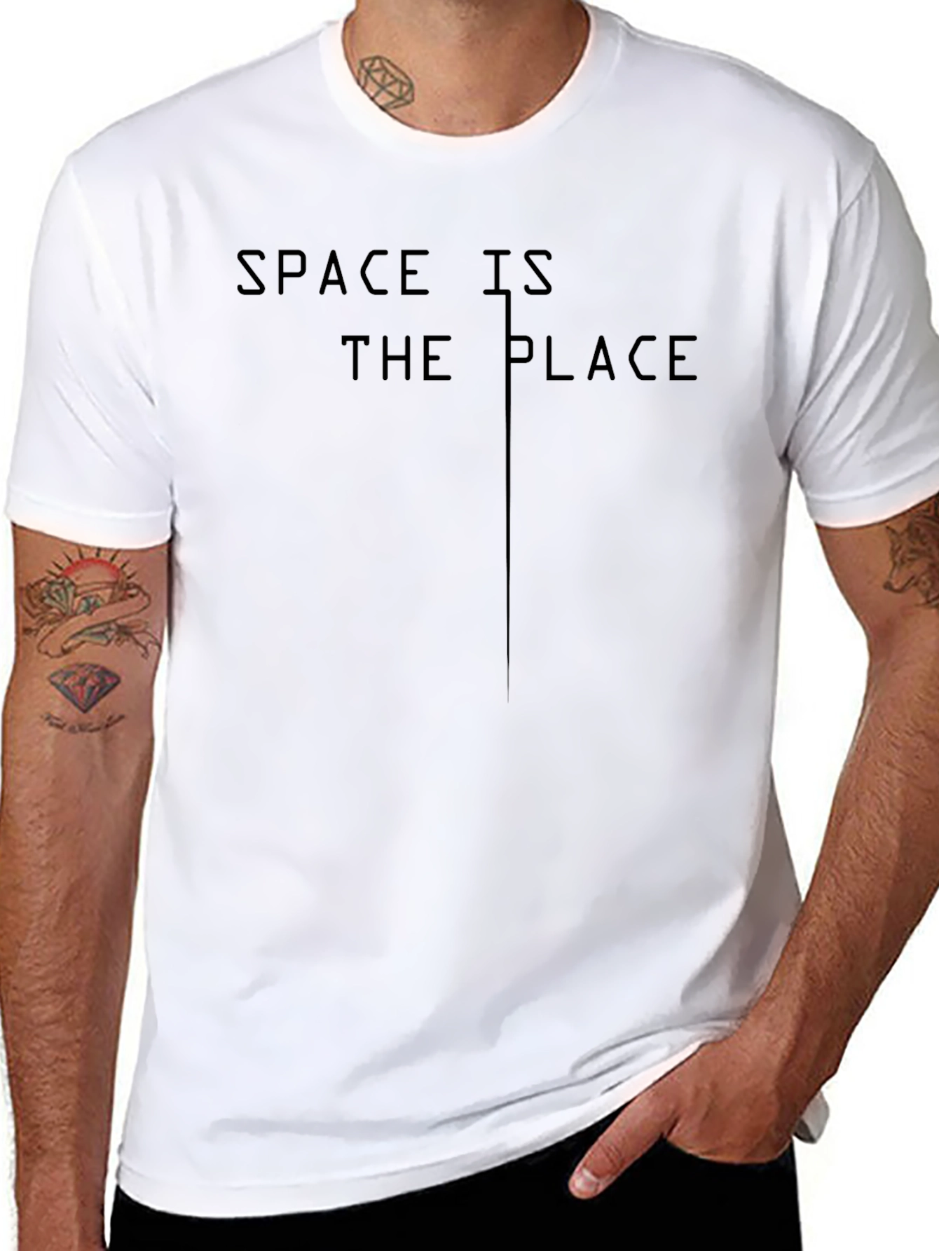 Space Is The Place Graphic Tee - Cool Casual Cotton Shirt