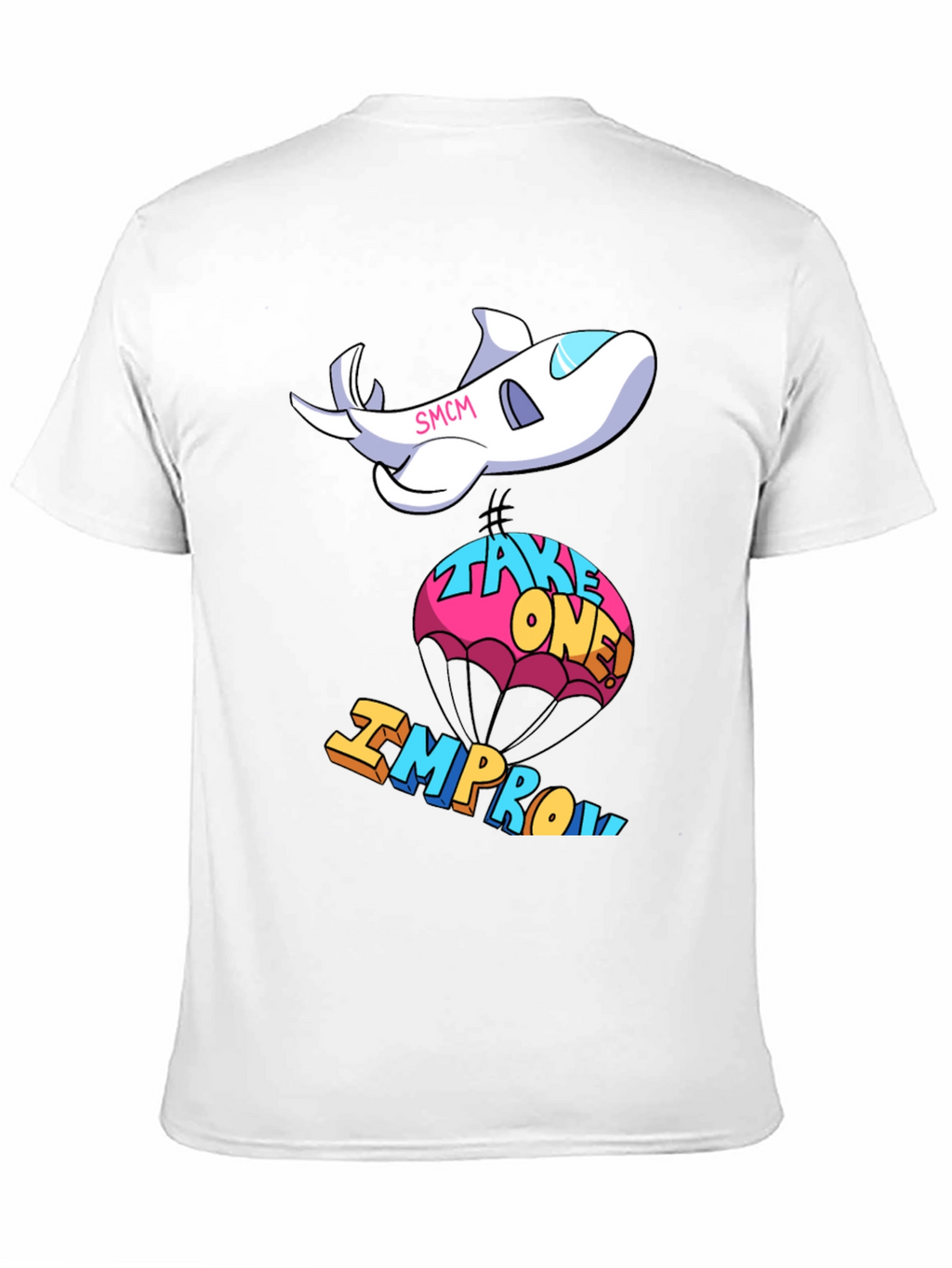 Cartoon Airplane Improv T-Shirt