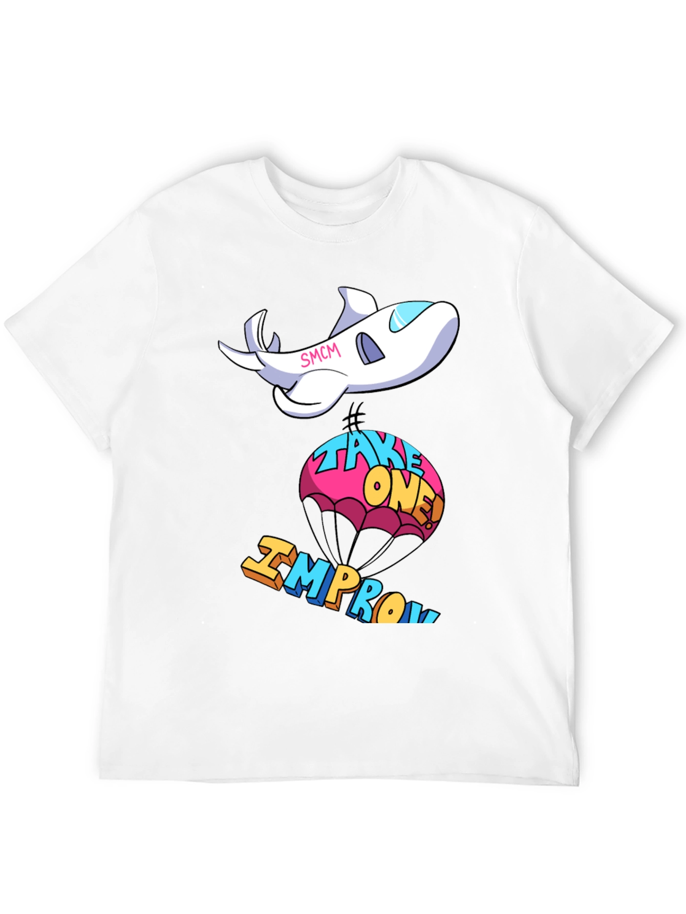 Cartoon Airplane Improv T-Shirt