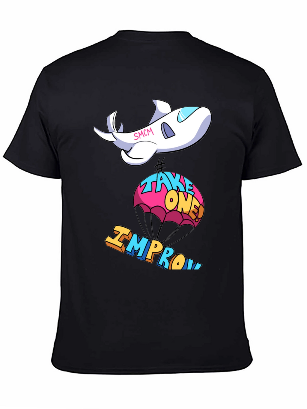 Cartoon Airplane Improv T-Shirt