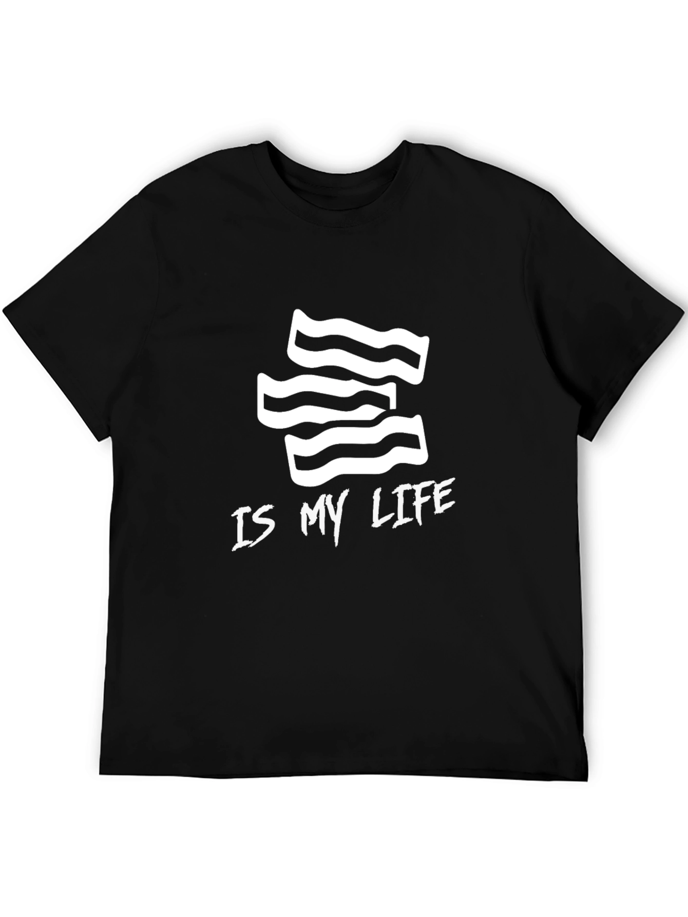 Bacon is My Life T-Shirt - Novelty Graphic Tee