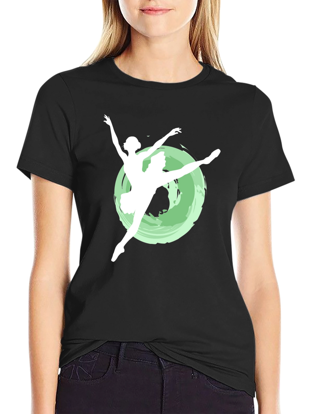 Ballet Dancer Graphic Tee - Artistic Design