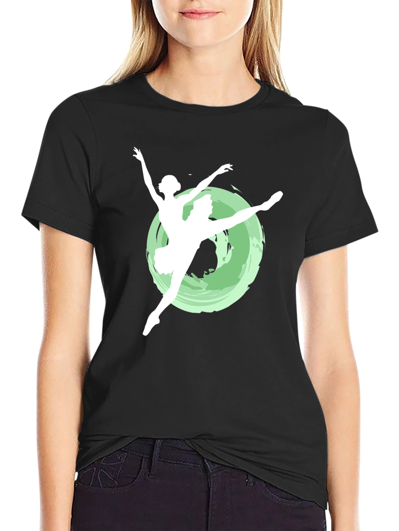 Ballet Dancer Graphic Tee - Artistic Design