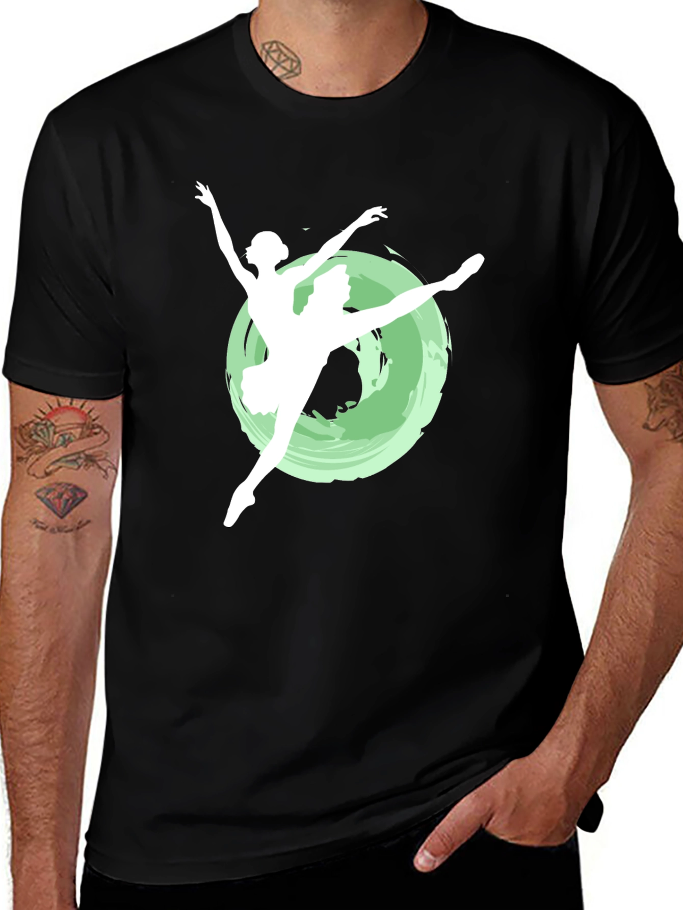 Ballet Dancer Graphic Tee - Artistic Design