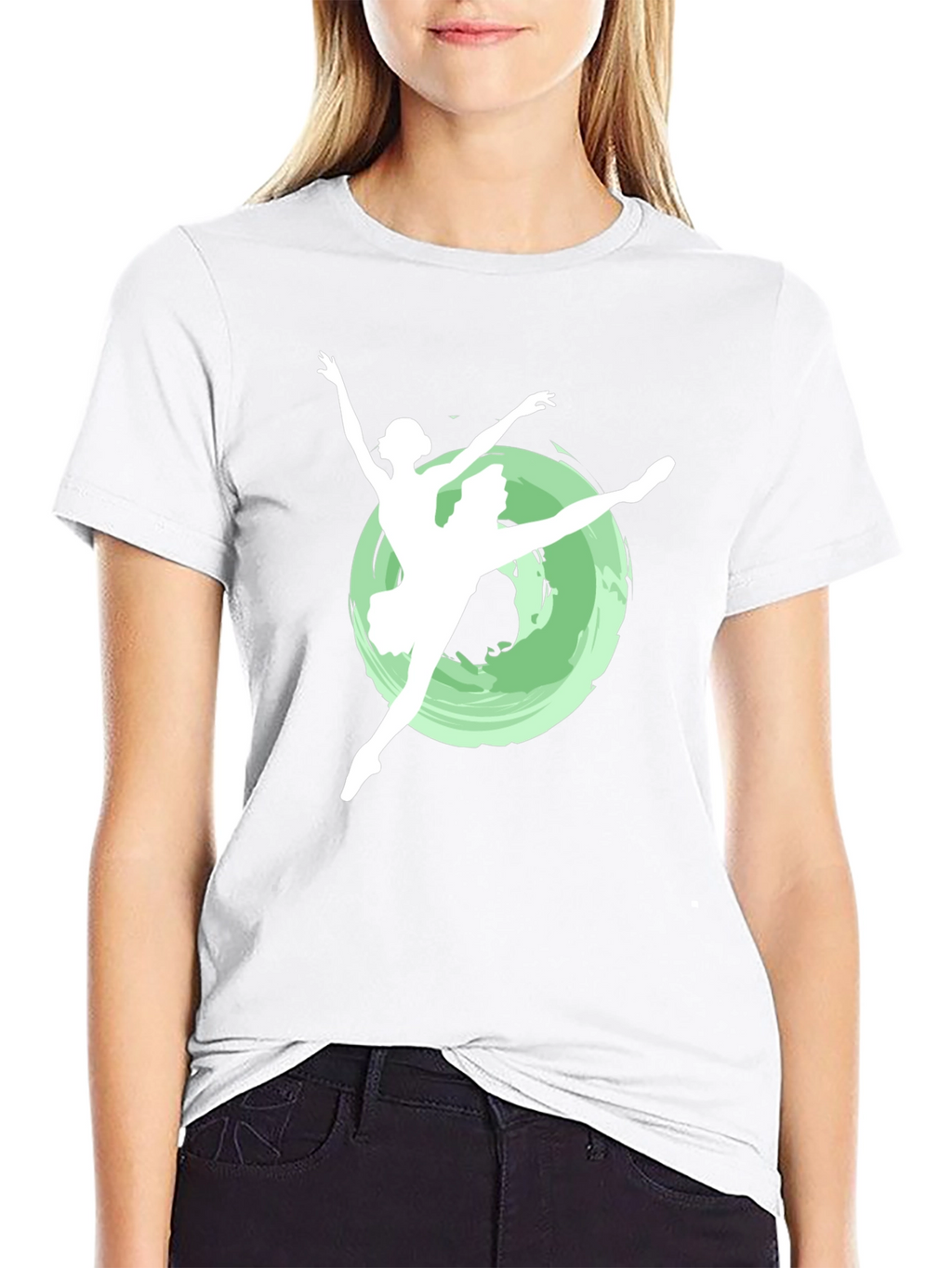 Ballet Dancer Graphic Tee - Artistic Design