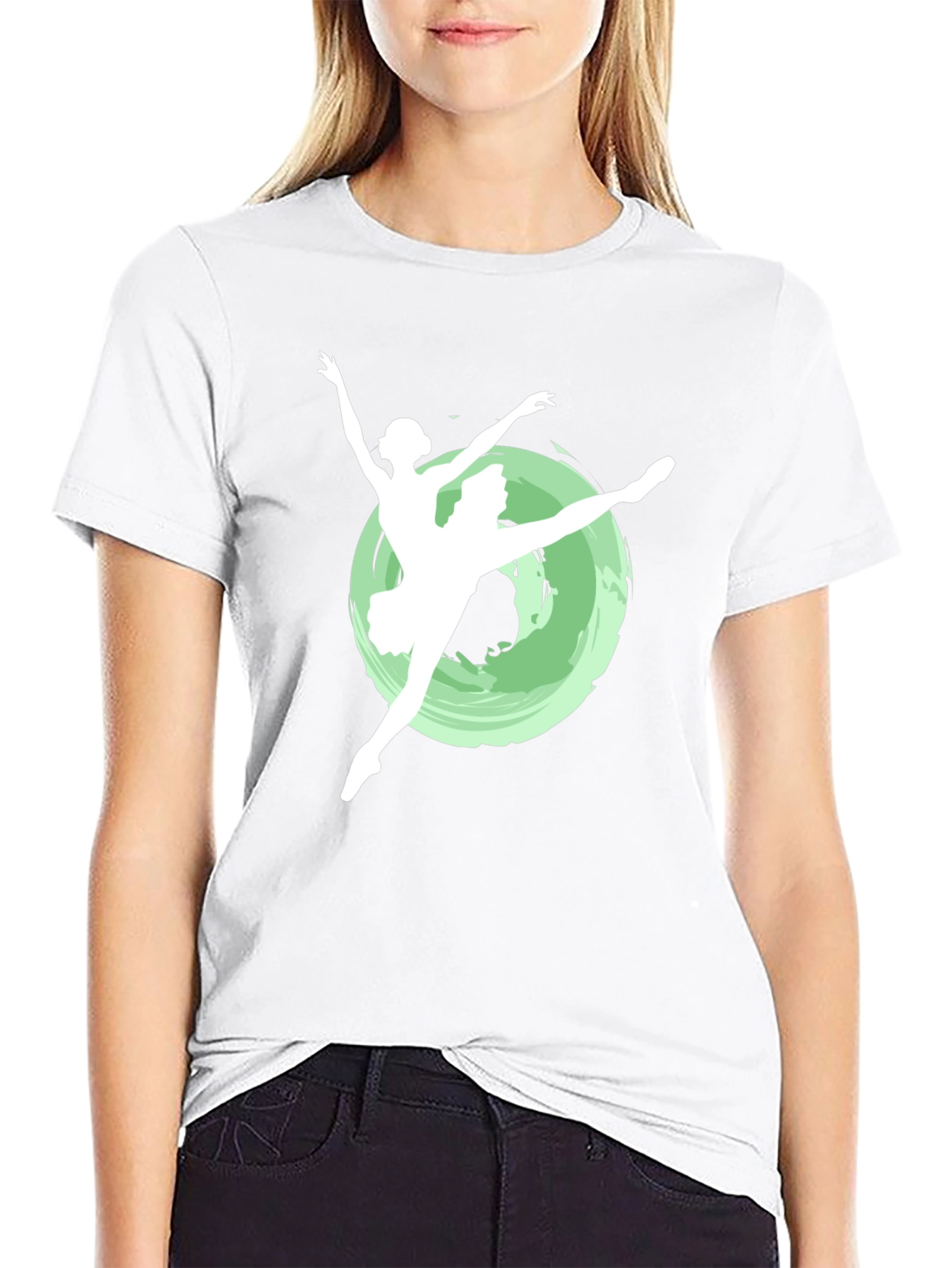 Ballet Dancer Graphic Tee - Artistic Design