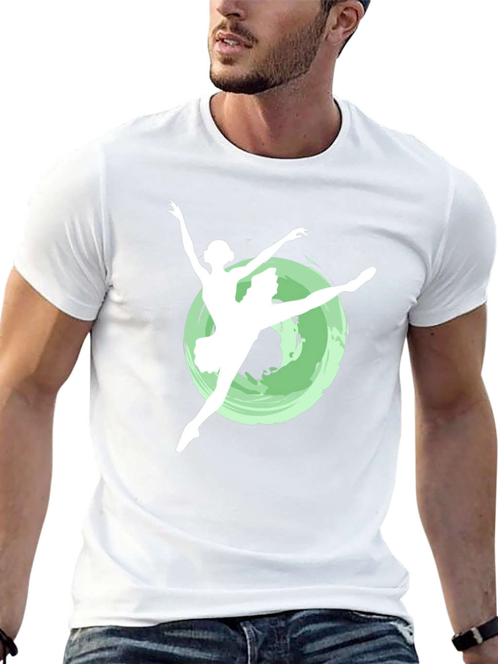 Ballet Dancer Graphic Tee - Artistic Design