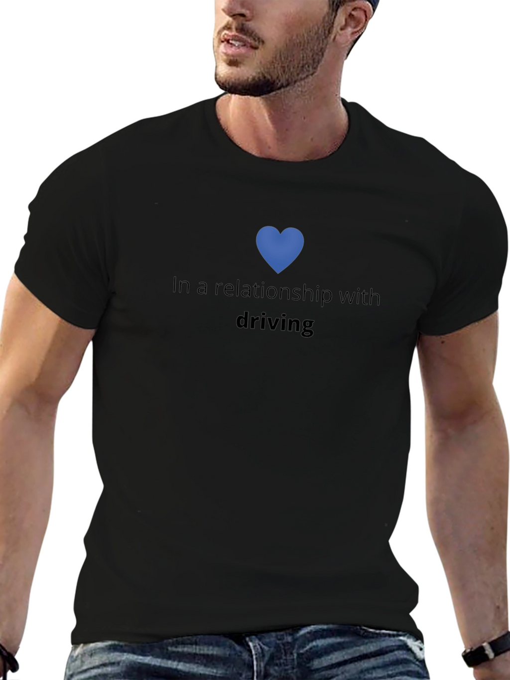 Driving Relationship Black T-Shirt